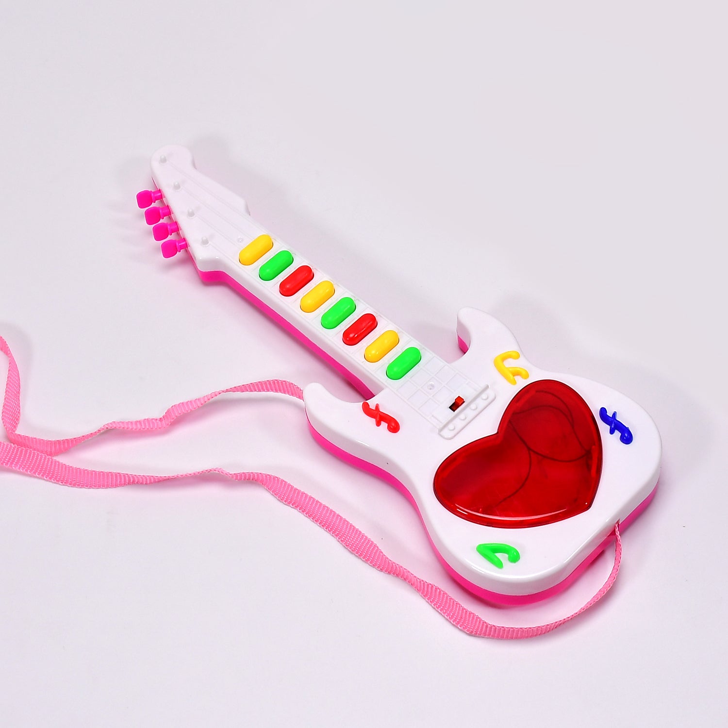 Mini guitar toy with lights for kids. Mini guitar toy with lights for kids.